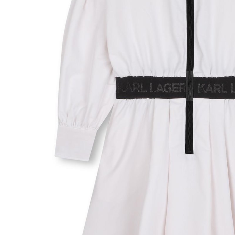 Hemdkleid mit Zipper KARL LAGERFELD KIDS 
                        M&Auml;DCHEN