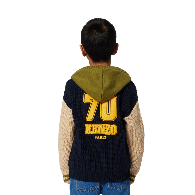 Cardigan aus Strick KENZO KIDS 
                        JUNGE