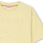 Baumwoll-T-Shirt mit Waschung HUGO 
                    JUNGE
