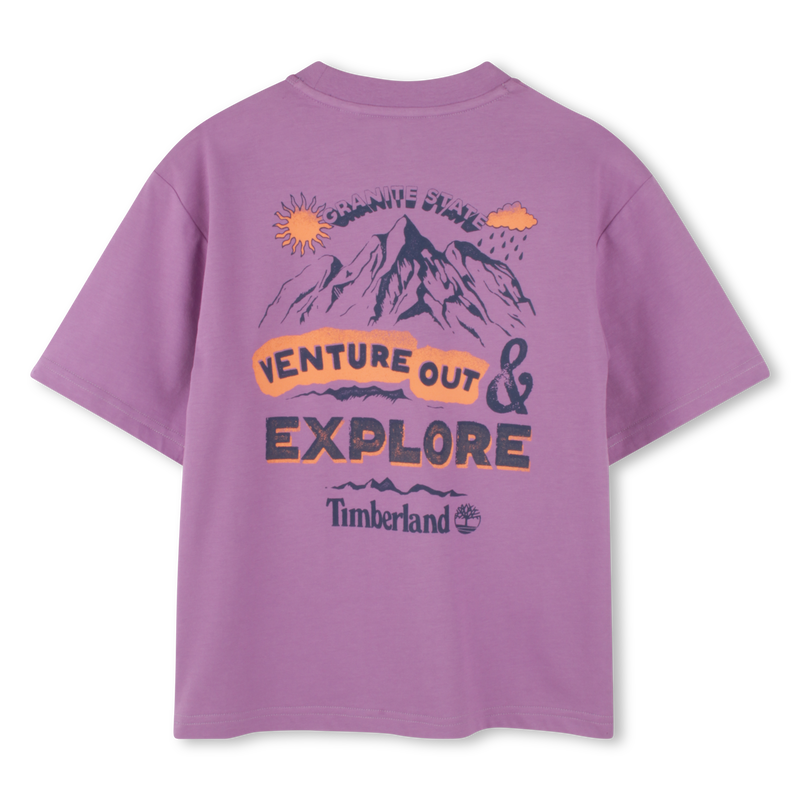 Weites T-Shirt mit Berg-Druck TIMBERLAND 
                        JUNGE