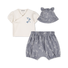 T-shirt, bucket hat und latzhose KENZO KIDS 
                    M&Auml;DCHEN