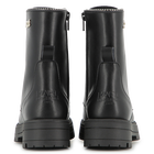 Mittelhoher Schn&uuml;rstiefel aus Rindsleder KARL LAGERFELD KIDS 
                    M&Auml;DCHEN