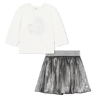 Langarmshirt und Faltenrock MICHAEL KORS 
                    M&Auml;DCHEN