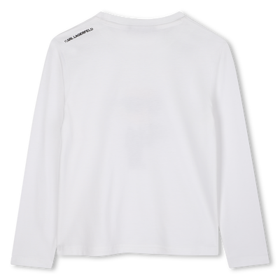 Langarm-T-Shirt KARL LAGERFELD KIDS JUNGE