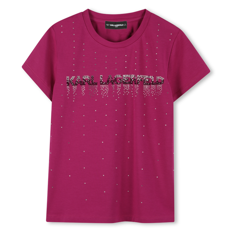 Kurz&auml;rmeliges T-Shirt KARL LAGERFELD KIDS 
                        M&Auml;DCHEN