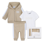 Strickjacke + hose + t-shirt-set BOSS 
                    JUNGE