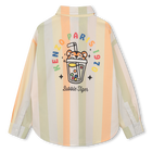 Gestreiftes langarmhemd KENZO KIDS 
                    JUNGE