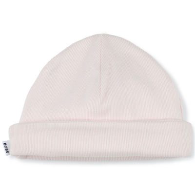 Ripp-M&uuml;tzchen mit Umschlag BOSS M&Auml;DCHEN