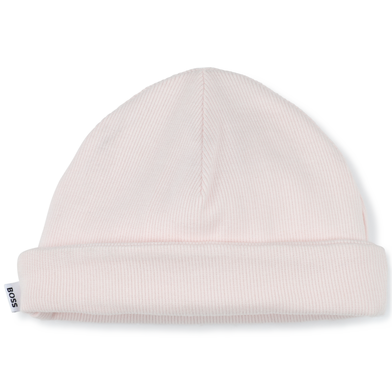 Ripp-M&uuml;tzchen mit Umschlag BOSS 
                        M&Auml;DCHEN