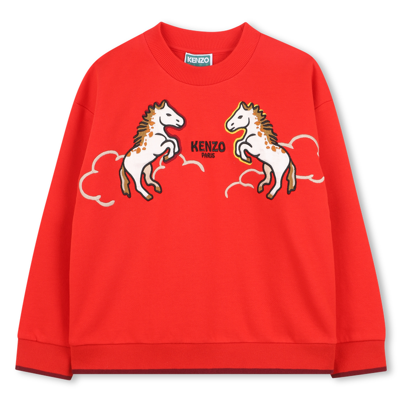 FLEECE-SWEATSHIRT KENZO KIDS 
                        JUNGE