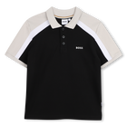 Kurz&auml;rmeliges poloshirt, SCHWARZ, hi-res