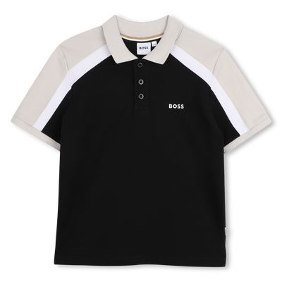 KURZ&Auml;RMELIGES POLOSHIRT BOSS JUNGE