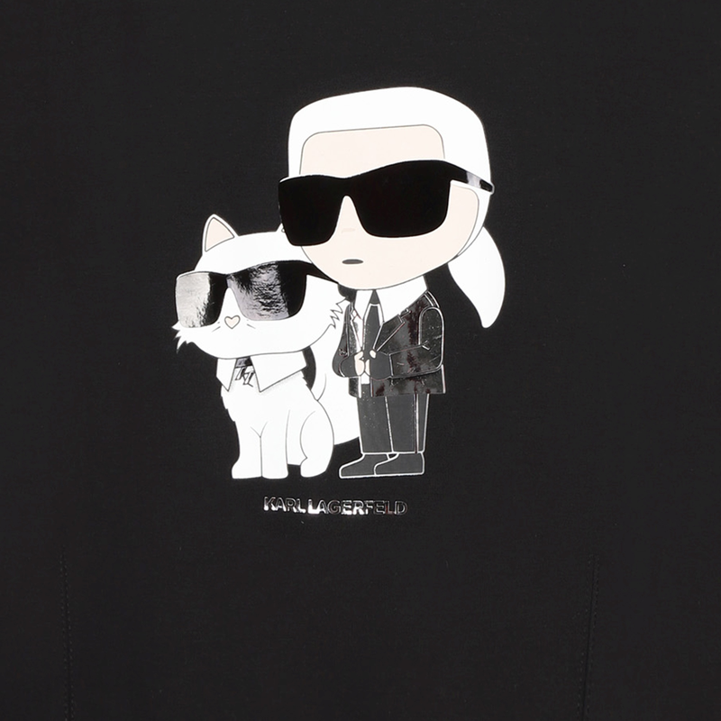 Sweatshirt mit Motiv KARL LAGERFELD KIDS 
                        M&Auml;DCHEN