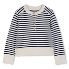 Gestreifter pullover mit rundhalsausschnitt ZADIG & VOLTAIRE 
                    M&Auml;DCHEN