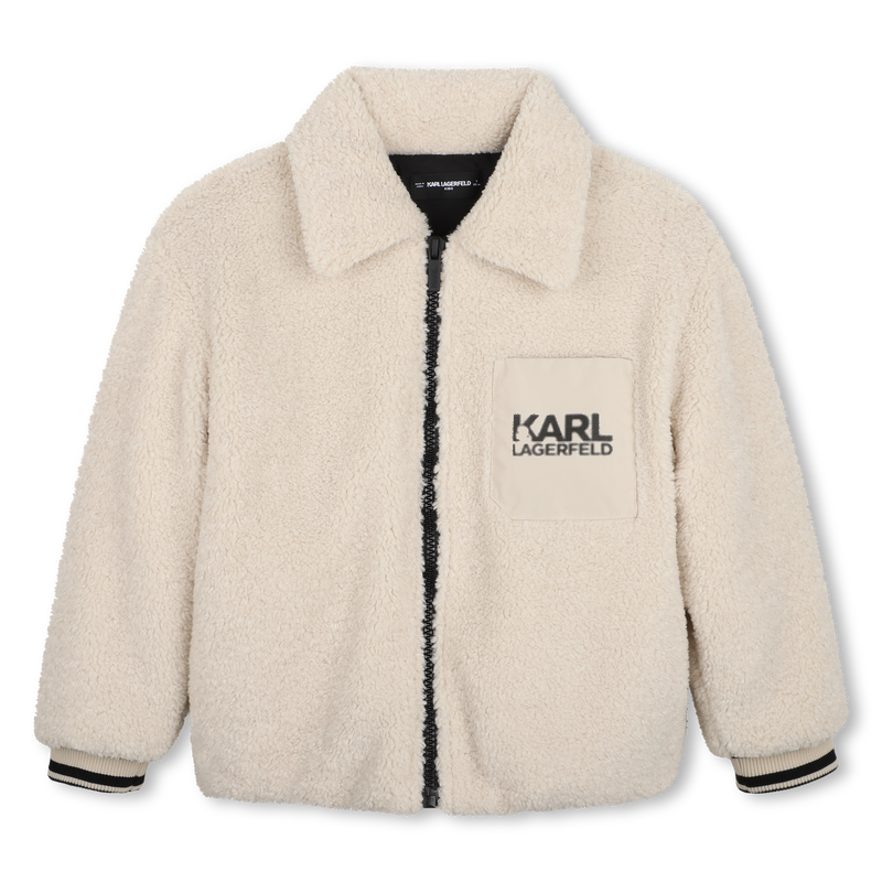 Sherpa-Jacke KARL LAGERFELD KIDS 
                        JUNGE