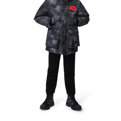 Kapuzen-Parka mit Taschen HUGO JUNGE