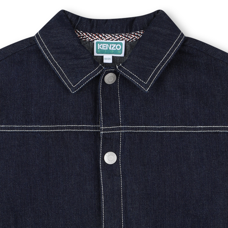 Jacke mit Druckknopfverschluss KENZO KIDS 
                        JUNGE