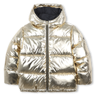 Daunenjacke mit Kapuze, HELL GOLD, hi-res
