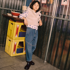 Originelle Jeanshose KENZO KIDS 
                    M&Auml;DCHEN