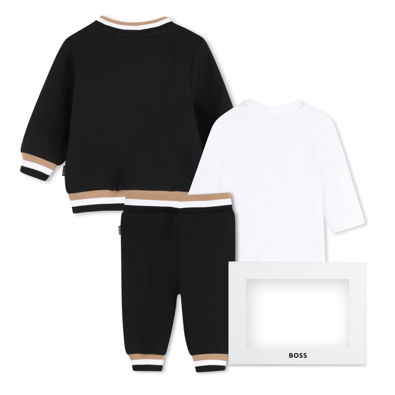 Hose, Cardigan und T-Shirt Set BOSS 
                        JUNGE