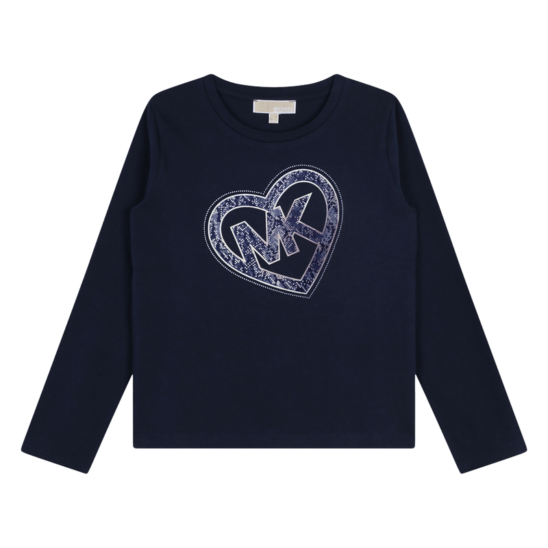 Langarm-T-Shirt aus Baumwolle MICHAEL KORS 
                        M&Auml;DCHEN