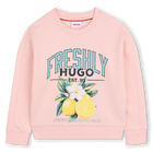Fleece-sweatshirt HUGO 
                    M&Auml;DCHEN