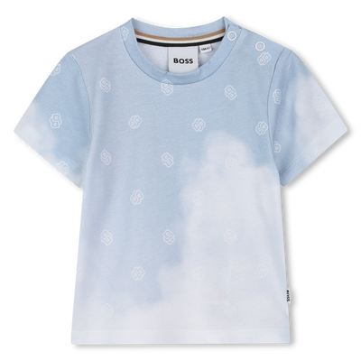 Kurzarm-T-Shirt aus Baumwolle BOSS JUNGE