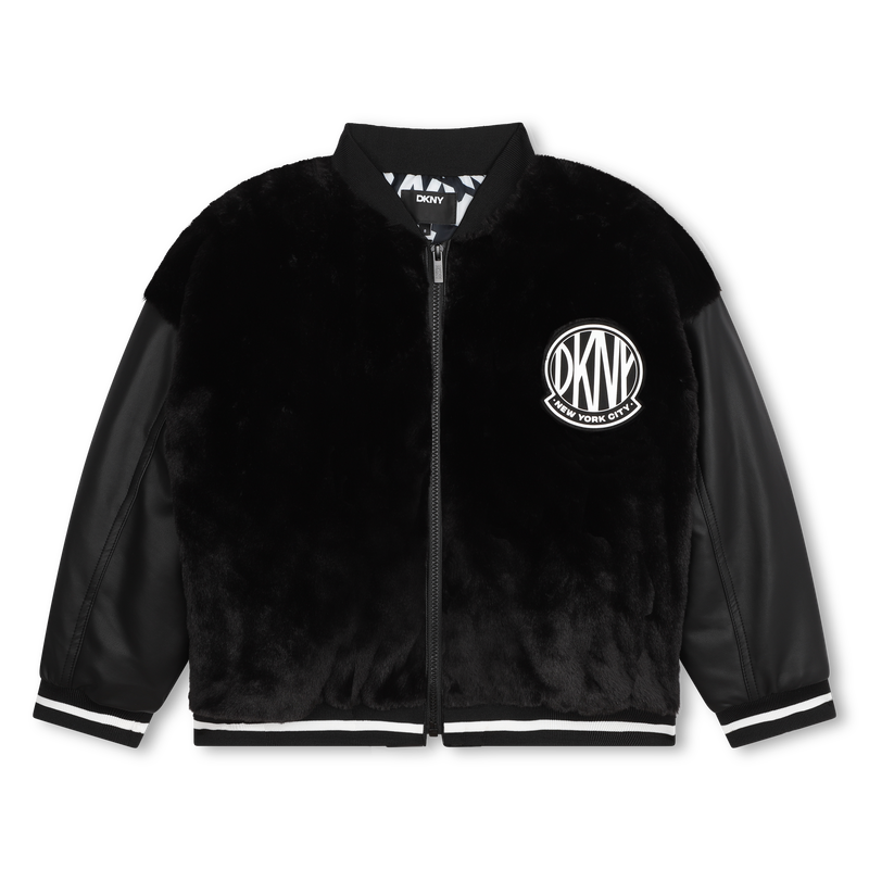 Jacke aus flauschigem Fleece DKNY 
                        M&Auml;DCHEN