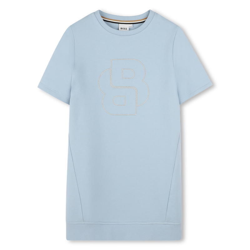 Kurz&auml;rmeliges Kleid BOSS 
                        M&Auml;DCHEN