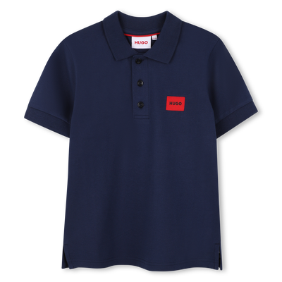 KURZ&Auml;RMELIGES POLOSHIRT HUGO JUNGE