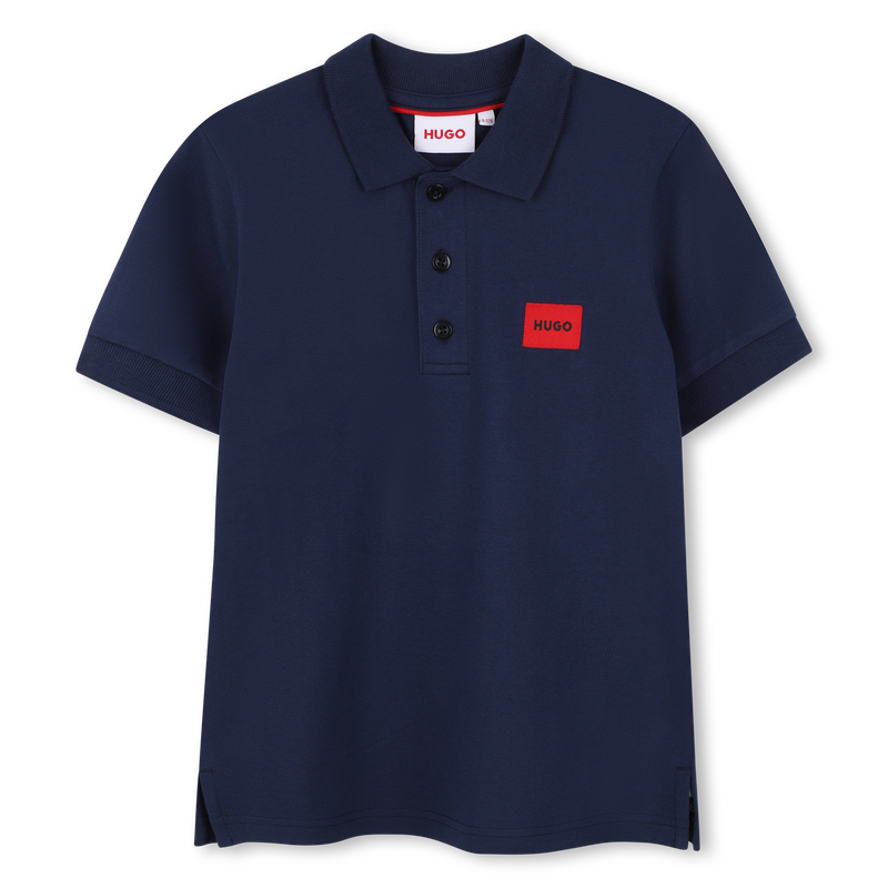 KURZ&Auml;RMELIGES POLOSHIRT HUGO 
                        JUNGE