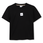 Kurz&auml;rmeliges t-shirt, SCHWARZ, hi-res