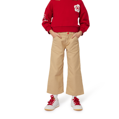 Schlaghose aus Baumwolle KENZO KIDS M&Auml;DCHEN