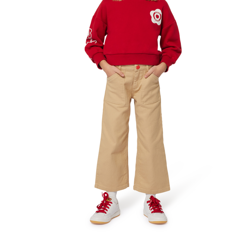 Schlaghose aus Baumwolle KENZO KIDS 
                        M&Auml;DCHEN