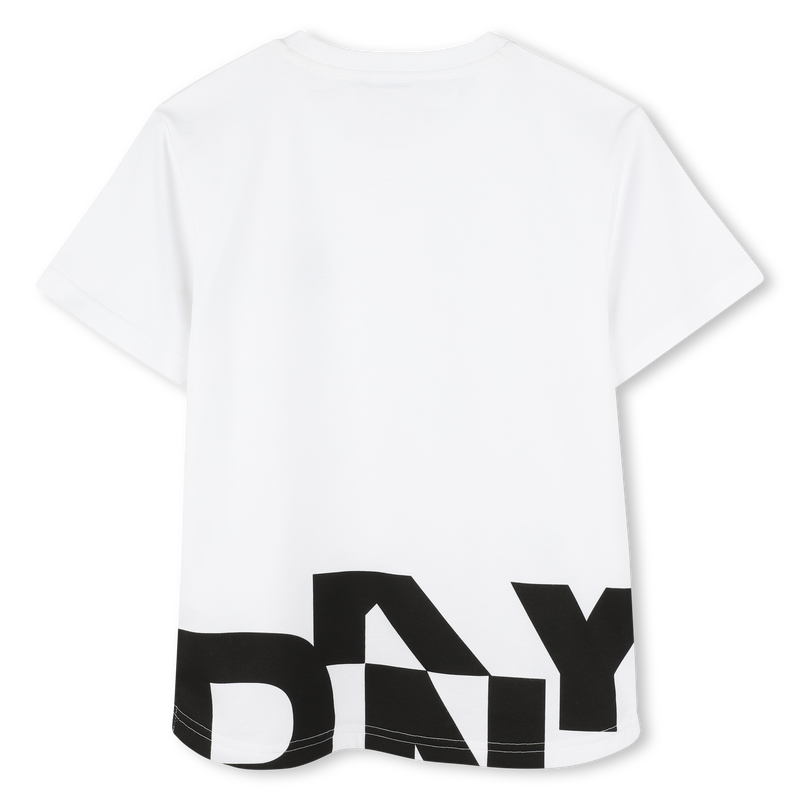 Kurzarm-T-Shirt aus Baumwolle DKNY 
                        UNISEX