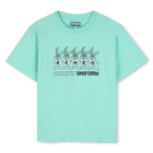 T-Shirt mit kurzen &Auml;rmeln KENZO KIDS 
                    JUNGE