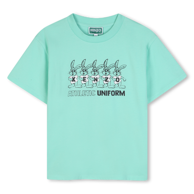 T-Shirt mit kurzen &Auml;rmeln KENZO KIDS JUNGE