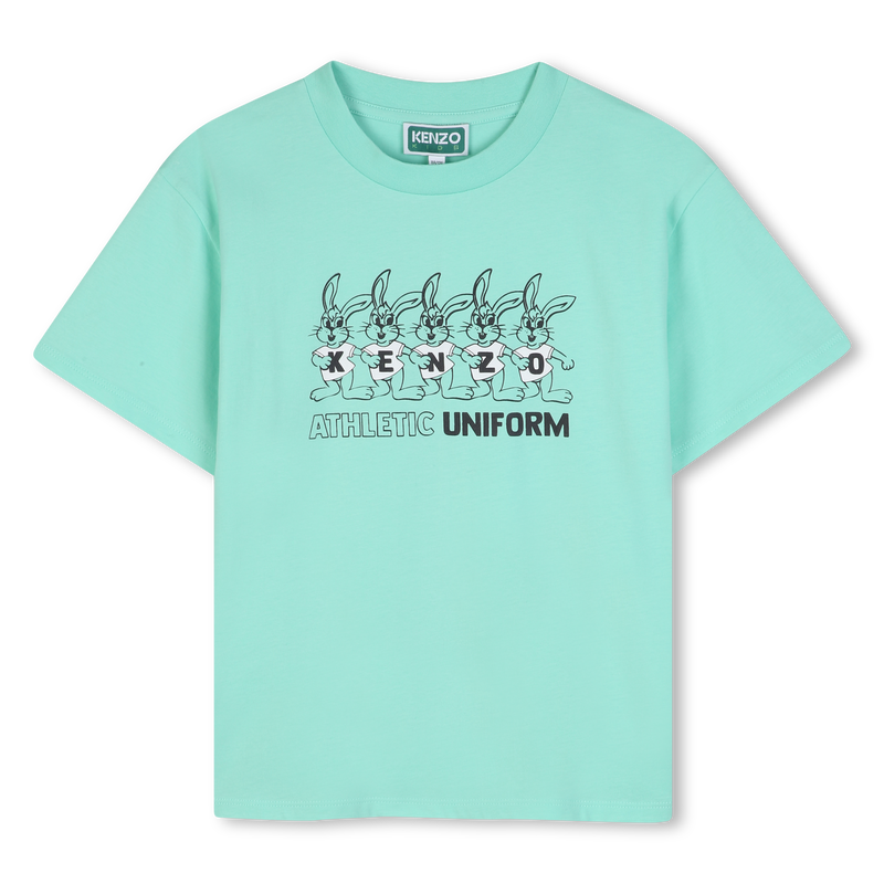 T-Shirt mit kurzen &Auml;rmeln KENZO KIDS 
                        JUNGE