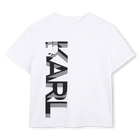 Bedrucktes t-shirt KARL LAGERFELD KIDS 
                    JUNGE