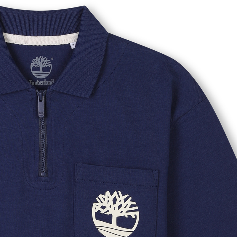 Poloshirt mit Rei&szlig;verschluss TIMBERLAND 
                        JUNGE