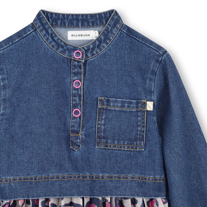 Kleid aus zwei Materialien BILLIEBLUSH 
                        M&Auml;DCHEN