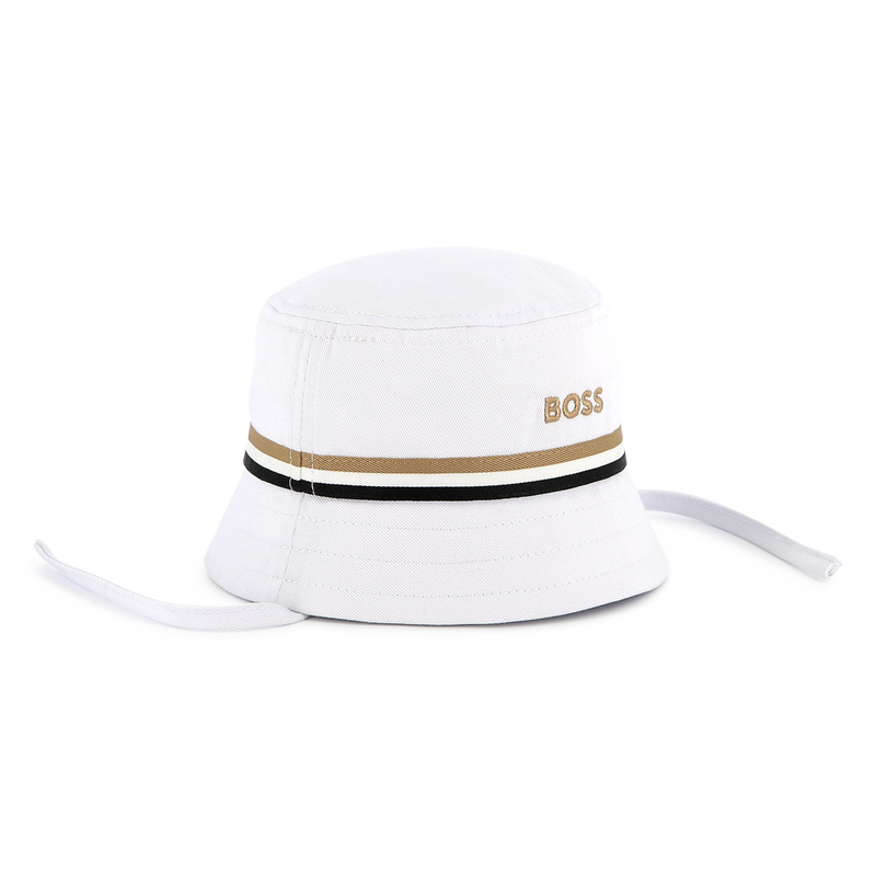 Bestickter Hut mit B&auml;ndern BOSS 
                        JUNGE