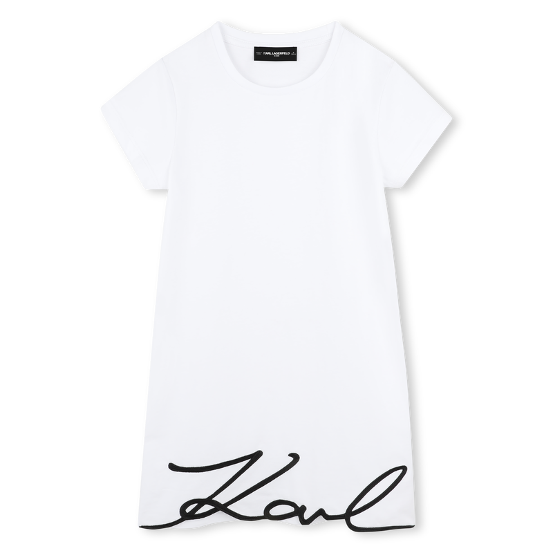 Kurz&auml;rmeliges Kleid KARL LAGERFELD KIDS 
                        M&Auml;DCHEN