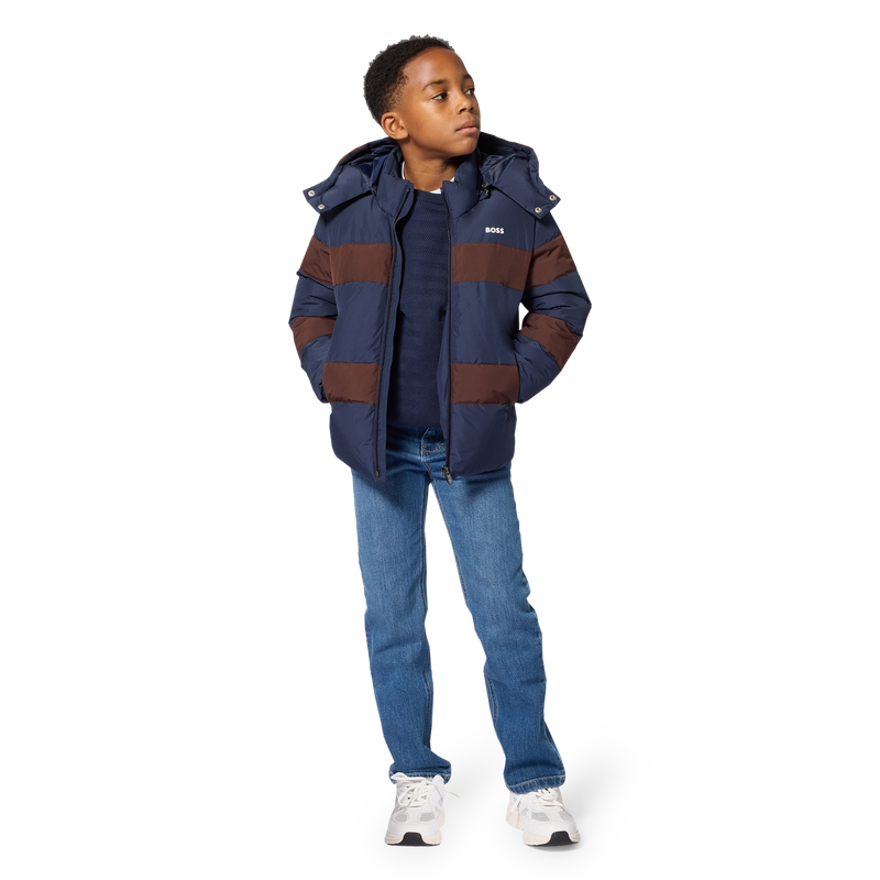 Steppjacke mit Kapuze BOSS 
                        JUNGE