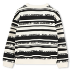 Gestreiftes Sweatshirt KARL LAGERFELD KIDS 
                    JUNGE