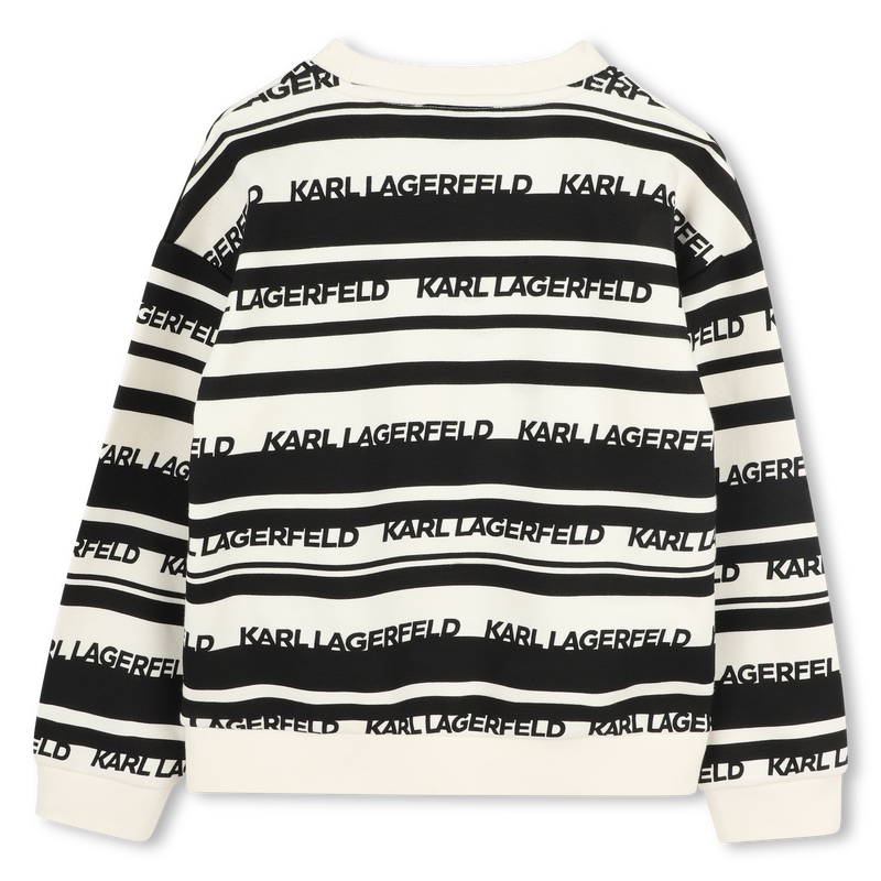 Gestreiftes Sweatshirt KARL LAGERFELD KIDS 
                        JUNGE