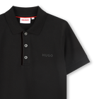 Kurz&auml;rmliges Piqu&eacute;-Poloshirt HUGO 
                    JUNGE