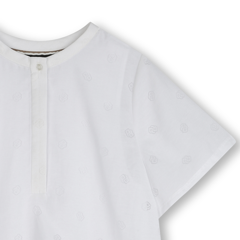 Kurz&auml;rmeliges Kleid BOSS 
                        M&Auml;DCHEN