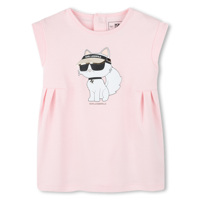 Ausgestelltes Kleid mit Grafik KARL LAGERFELD KIDS 
                        M&Auml;DCHEN
