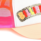Kappe mit Bouclette-Badge BILLIEBLUSH 
                    M&Auml;DCHEN